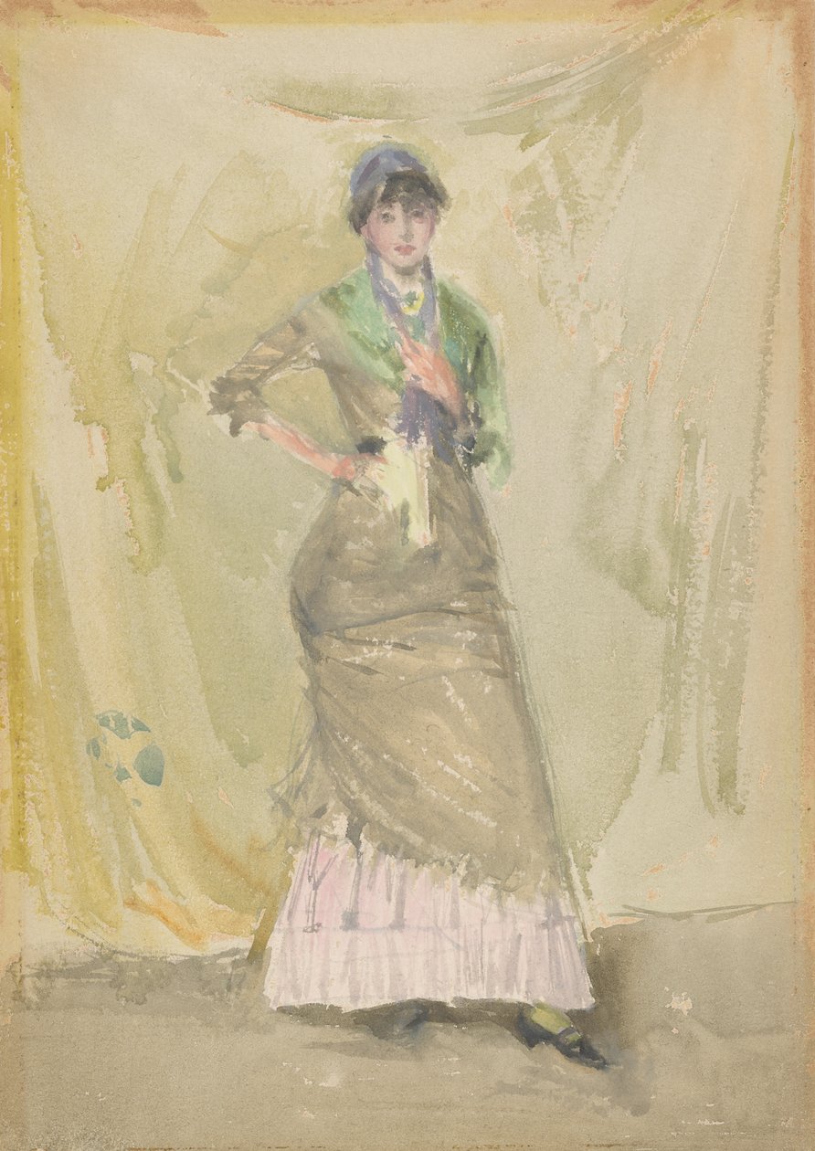 Zöld jegyzet, 1883-1884. alkotó: James Abbott McNeill Whistler