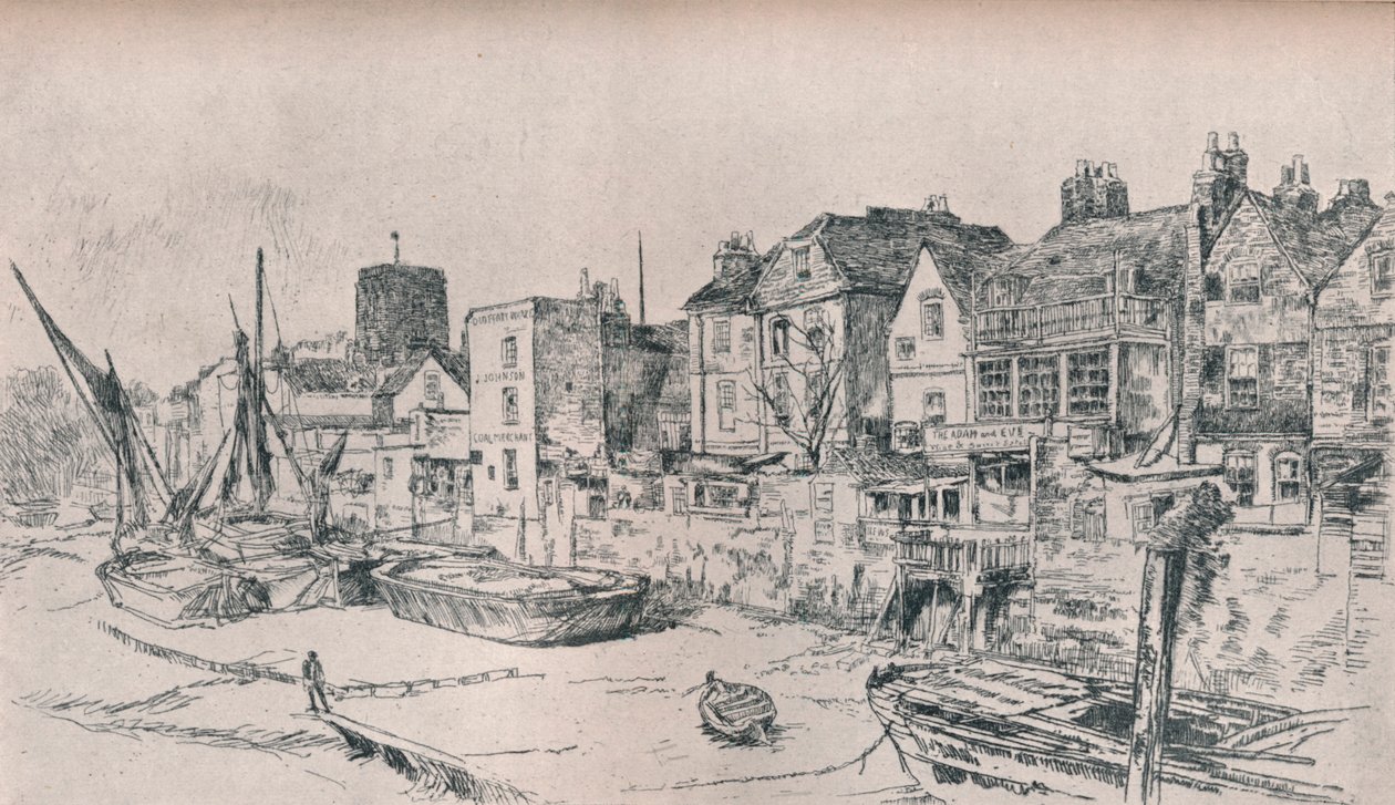 Ádám és Éva: Old Chelsea, 1879, 1903 alkotó: James Abbott McNeill Whistler