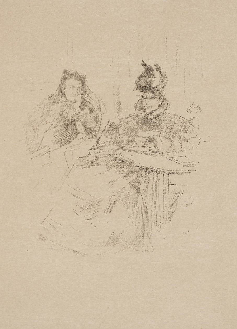 Délutáni tea alkotó: James Abbott McNeill Whistler