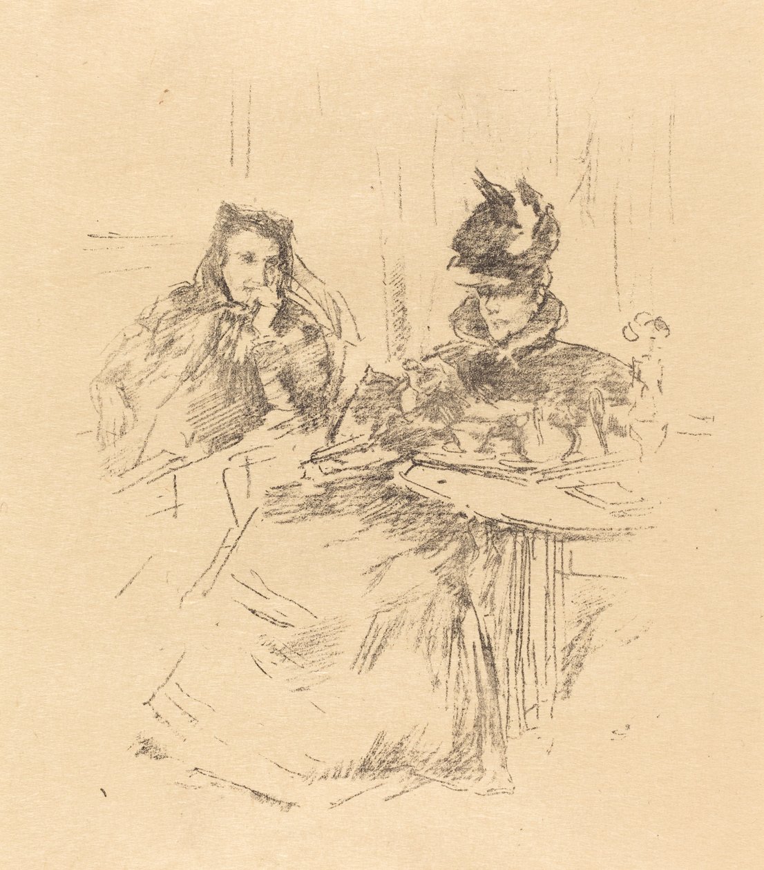 Délutáni tea, 1897. alkotó: James Abbott McNeill Whistler