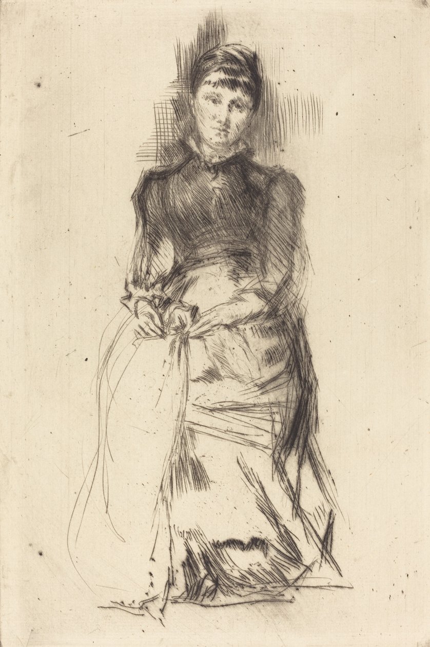 Ágnes, c. 18731875. alkotó: James Abbott McNeill Whistler