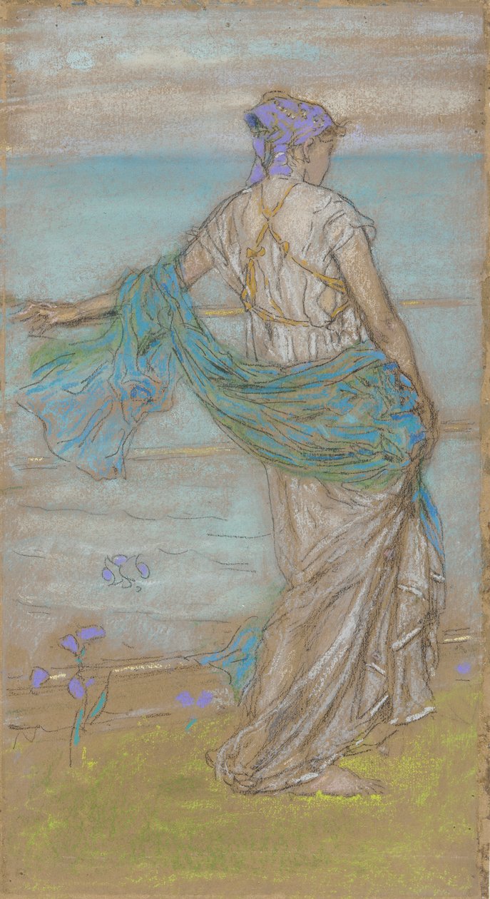 Annabel Lee, 1885-1887. alkotó: James Abbott McNeill Whistler