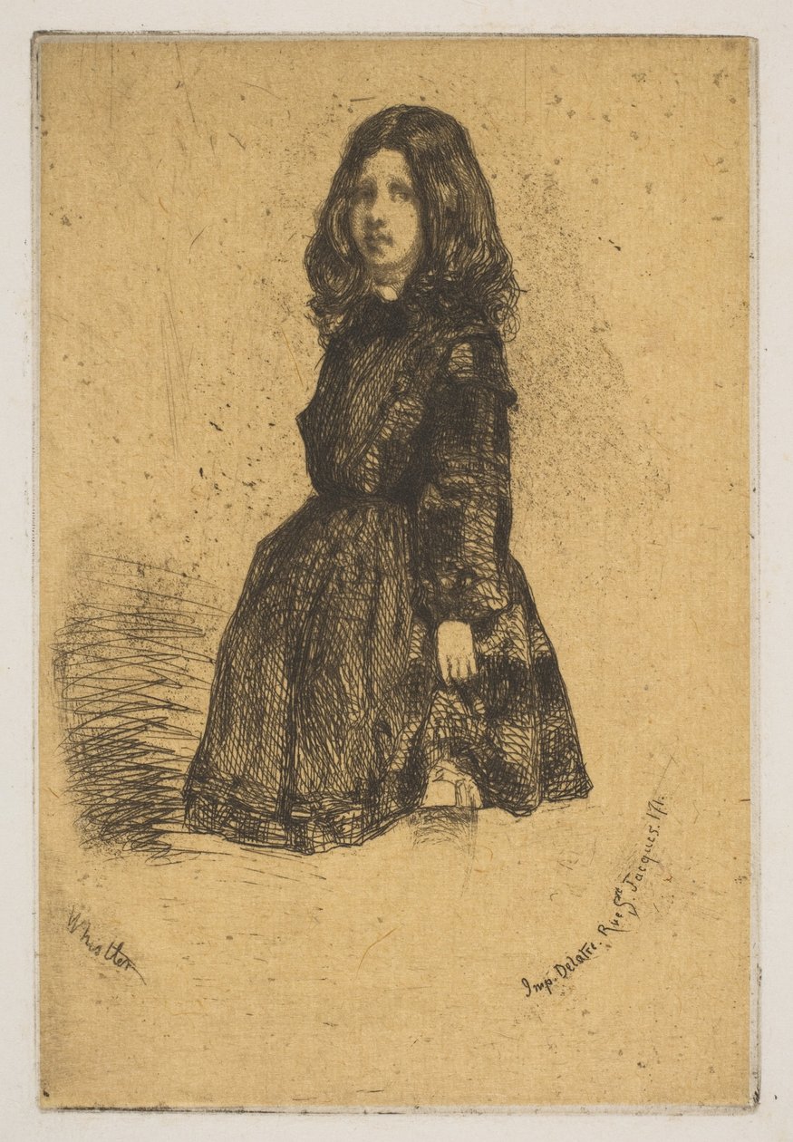 Annie, 1858. alkotó: James Abbott McNeill Whistler