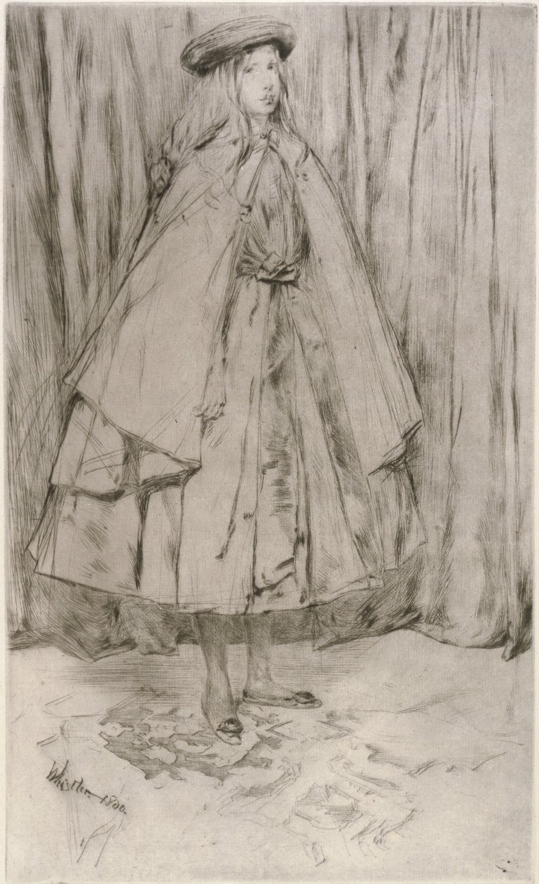 Annie Haden, 1860 alkotó: James Abbott McNeill Whistler