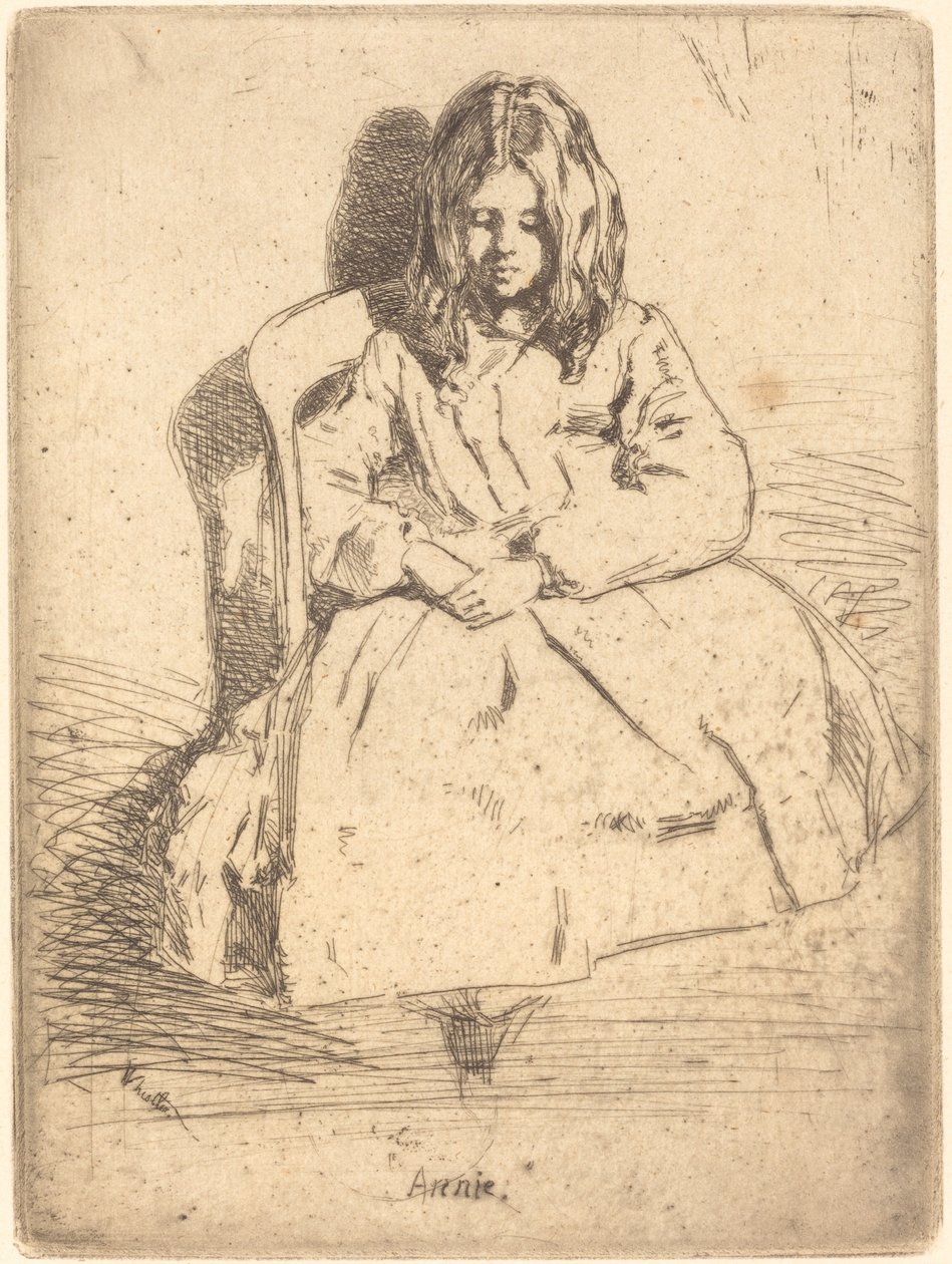 Annie ülve, 1858. alkotó: James Abbott McNeill Whistler