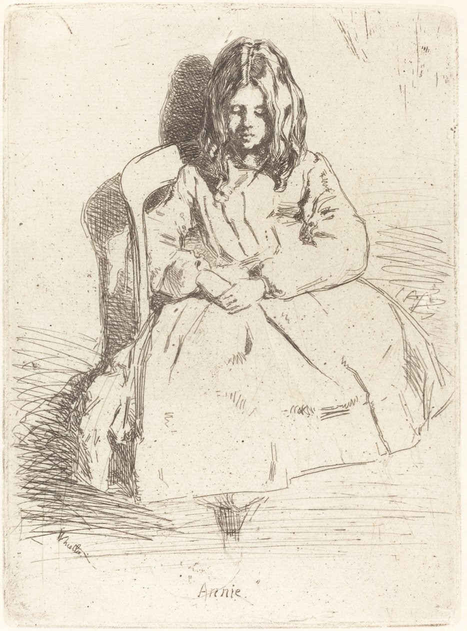 Annie ülve, 1858. alkotó: James Abbott McNeill Whistler