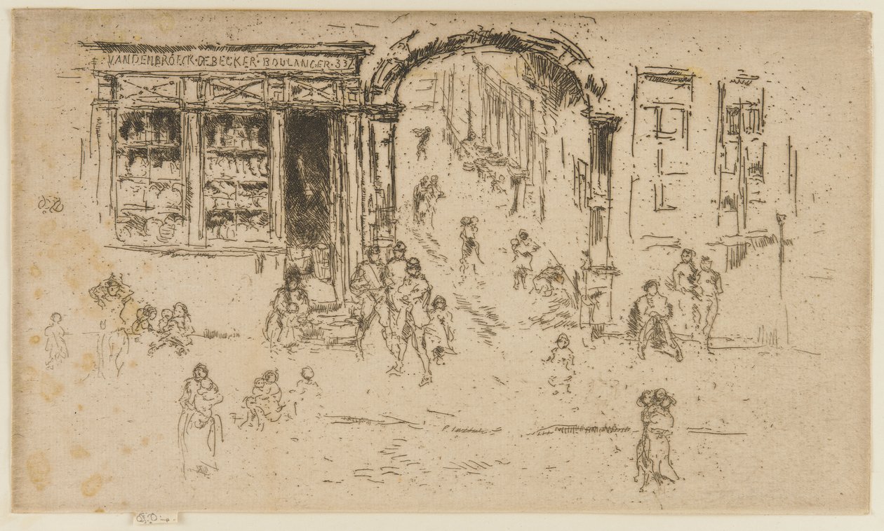 Archway, Brüsszel alkotó: James Abbott McNeill Whistler