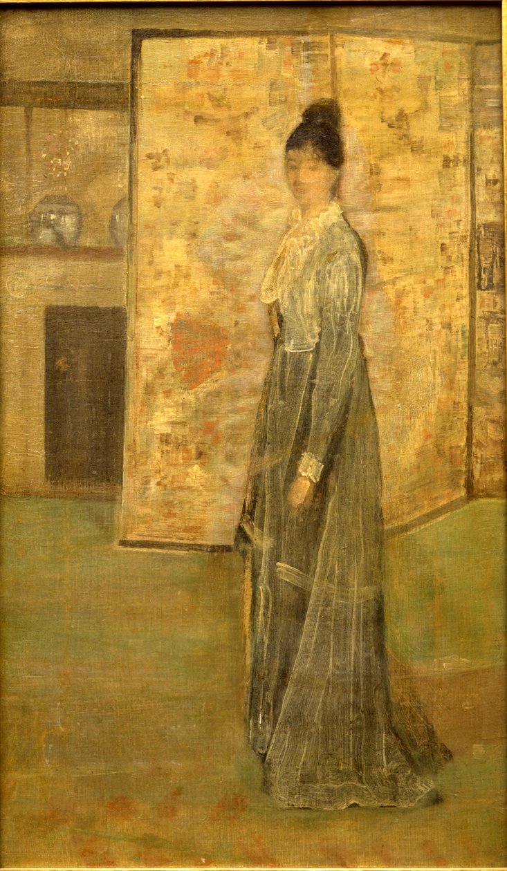 Hússzín és szürke elrendezés: A kínai képernyő alkotó: James Abbott McNeill Whistler