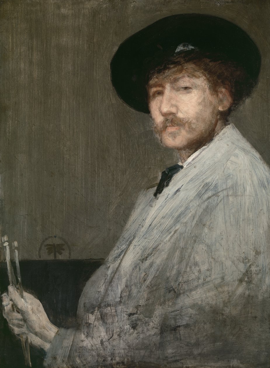 Elrendezés szürke színben: A festő portréja, 1872 körül alkotó: James Abbott McNeill Whistler
