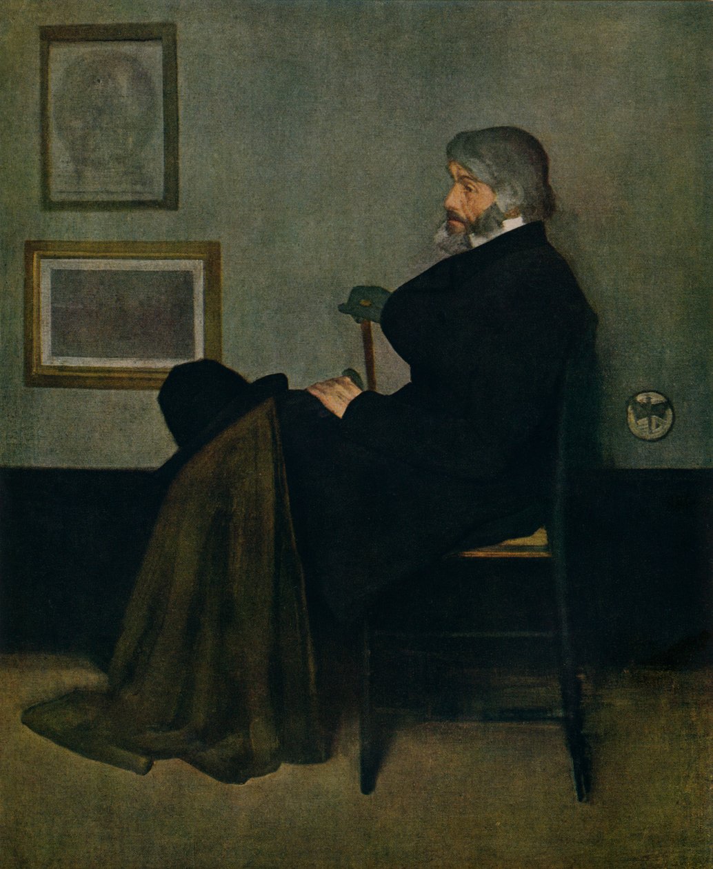 Arrangement in Grey and Black, No.2: Thomas Carlyle, c1872 alkotó: James Abbott McNeill Whistler