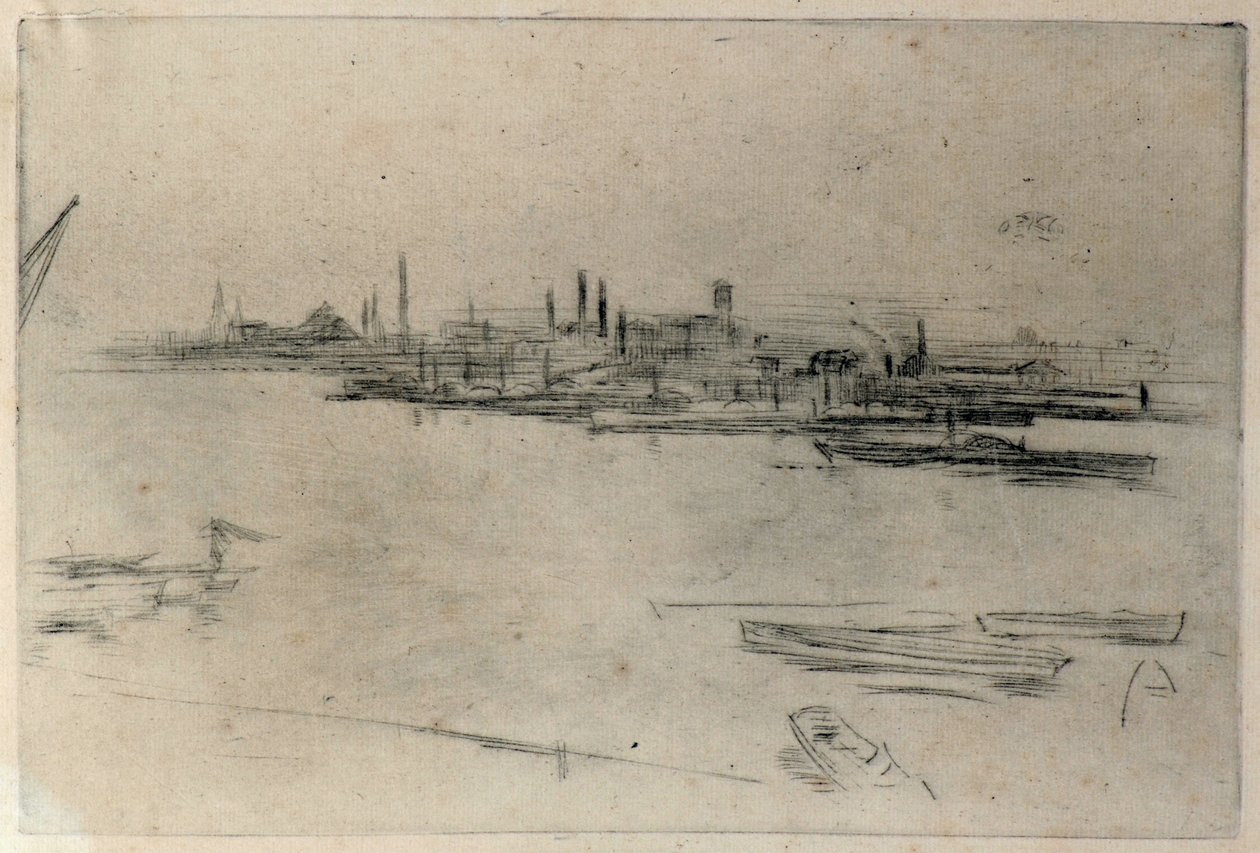 Battersea, Dawn alkotó: James Abbott McNeill Whistler