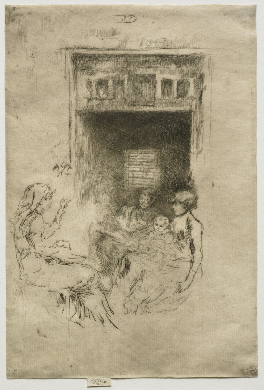 Gyöngyfűzők. alkotó: James Abbott McNeill Whistler