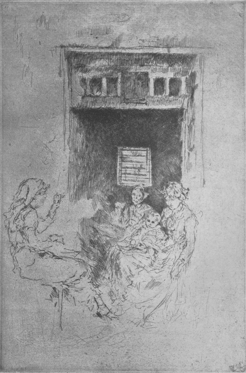 Gyöngyfűzők, c1880, 1904 alkotó: James Abbott McNeill Whistler