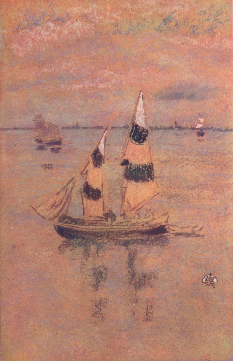 Fekete és arany, Velence, 1860, 1904 alkotó: James Abbott McNeill Whistler