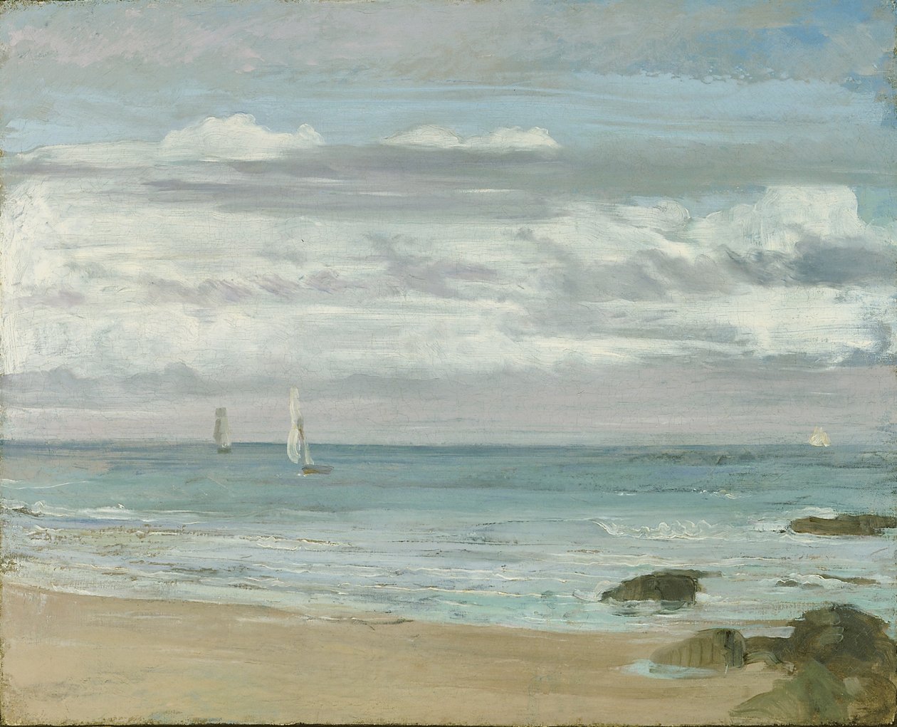 Kék és ezüst: Trouville, 1865 körül alkotó: James Abbott McNeill Whistler