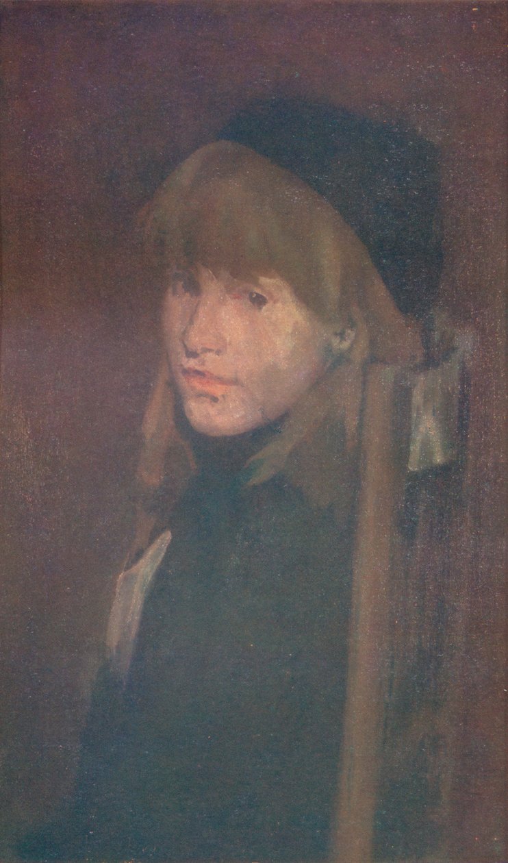 Barna és arany, Lillie In Our Alley, 1896, 1904 alkotó: James Abbott McNeill Whistler