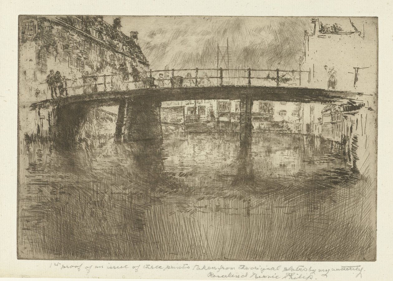 Híd Amszterdamban Híd, Amszterdam alkotó: James Abbott McNeill Whistler