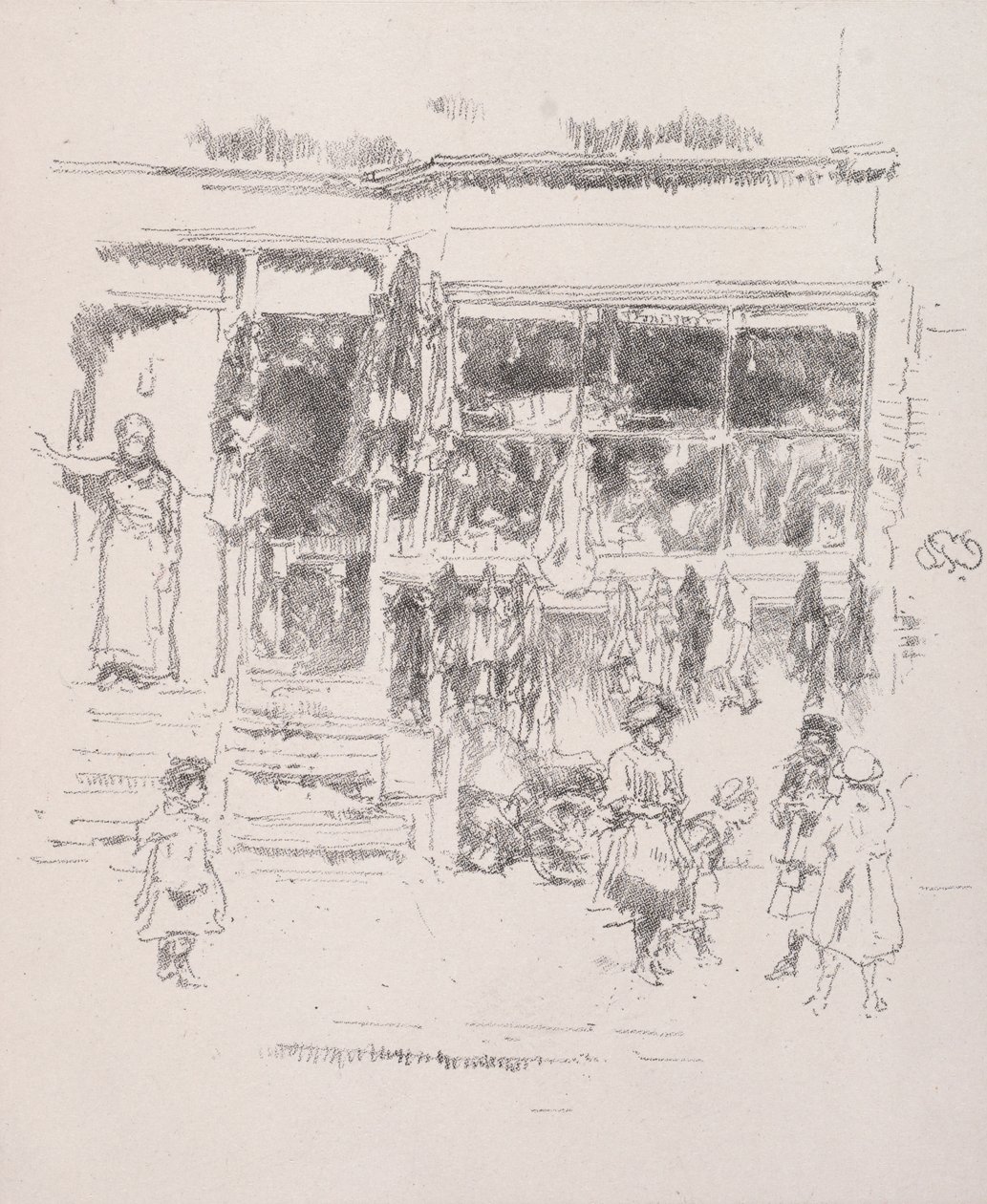 Chelsea Rags, 1888. alkotó: James Abbott McNeill Whistler