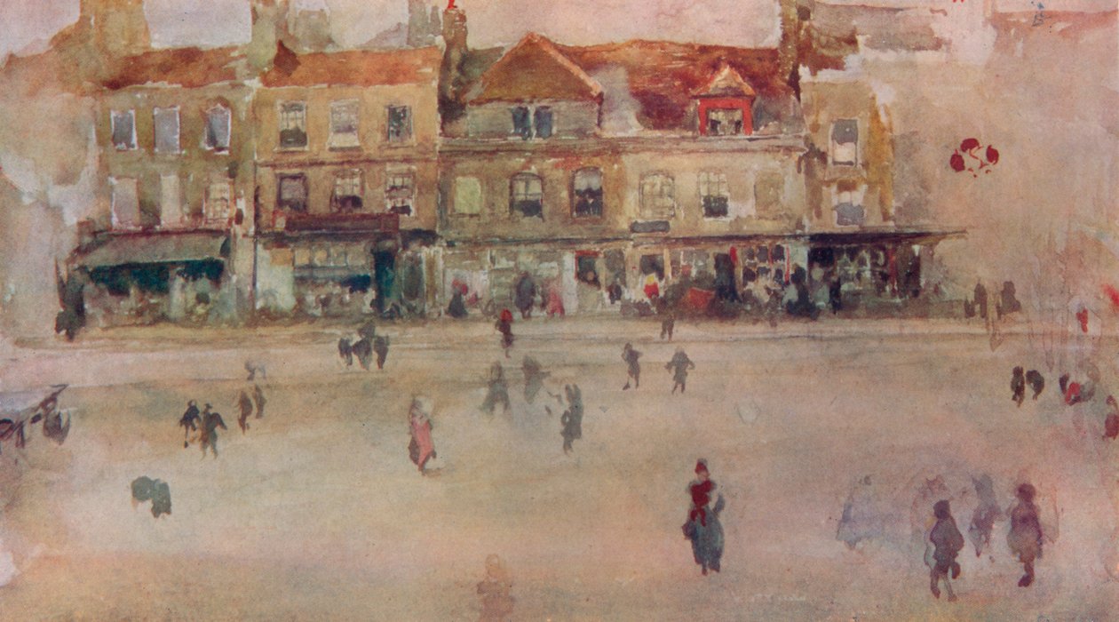 Chelsea Shops, c1855, 1904 alkotó: James Abbott McNeill Whistler