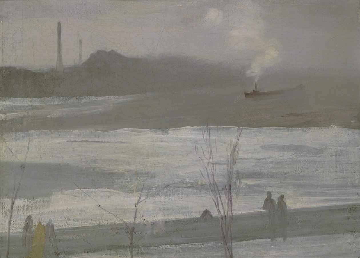 Chelsea a jégen alkotó: James Abbott McNeill Whistler