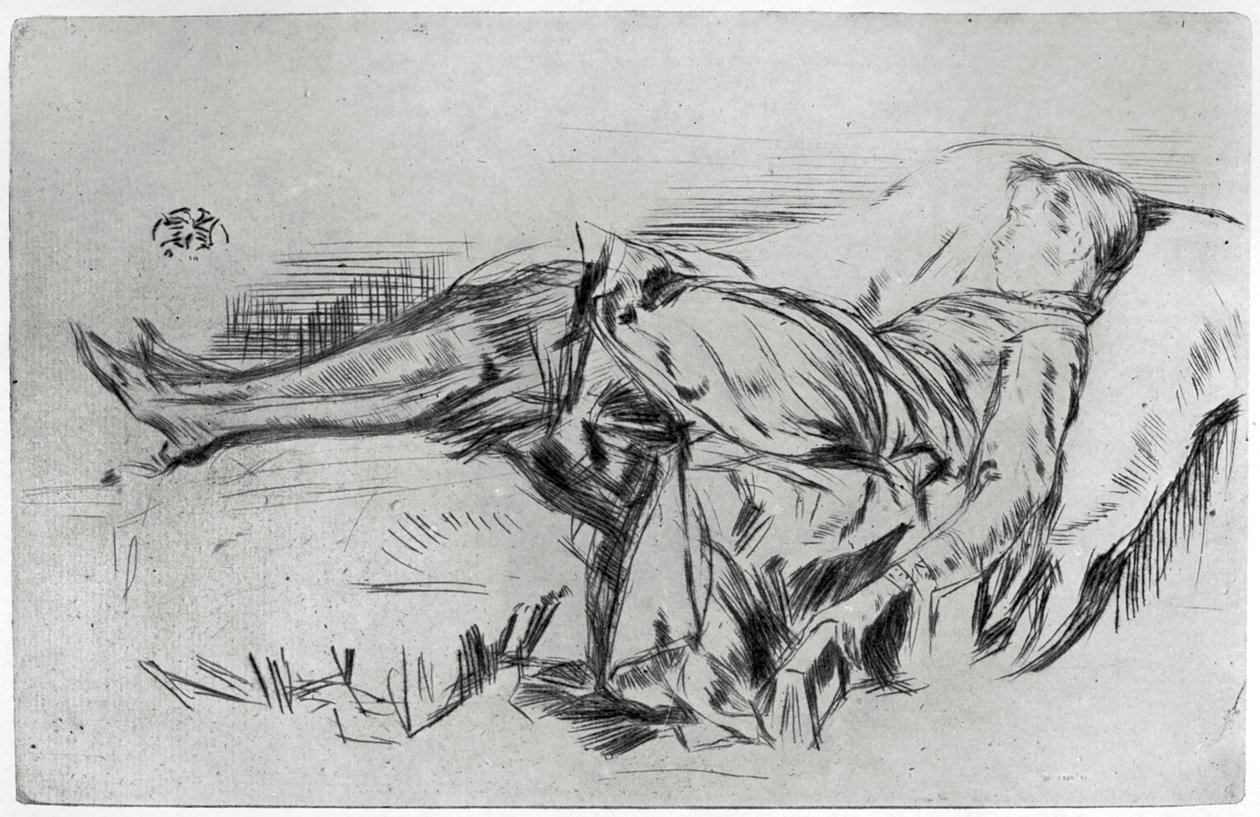 Gyermek a kanapén, 1904. századi XIX. alkotó: James Abbott McNeill Whistler