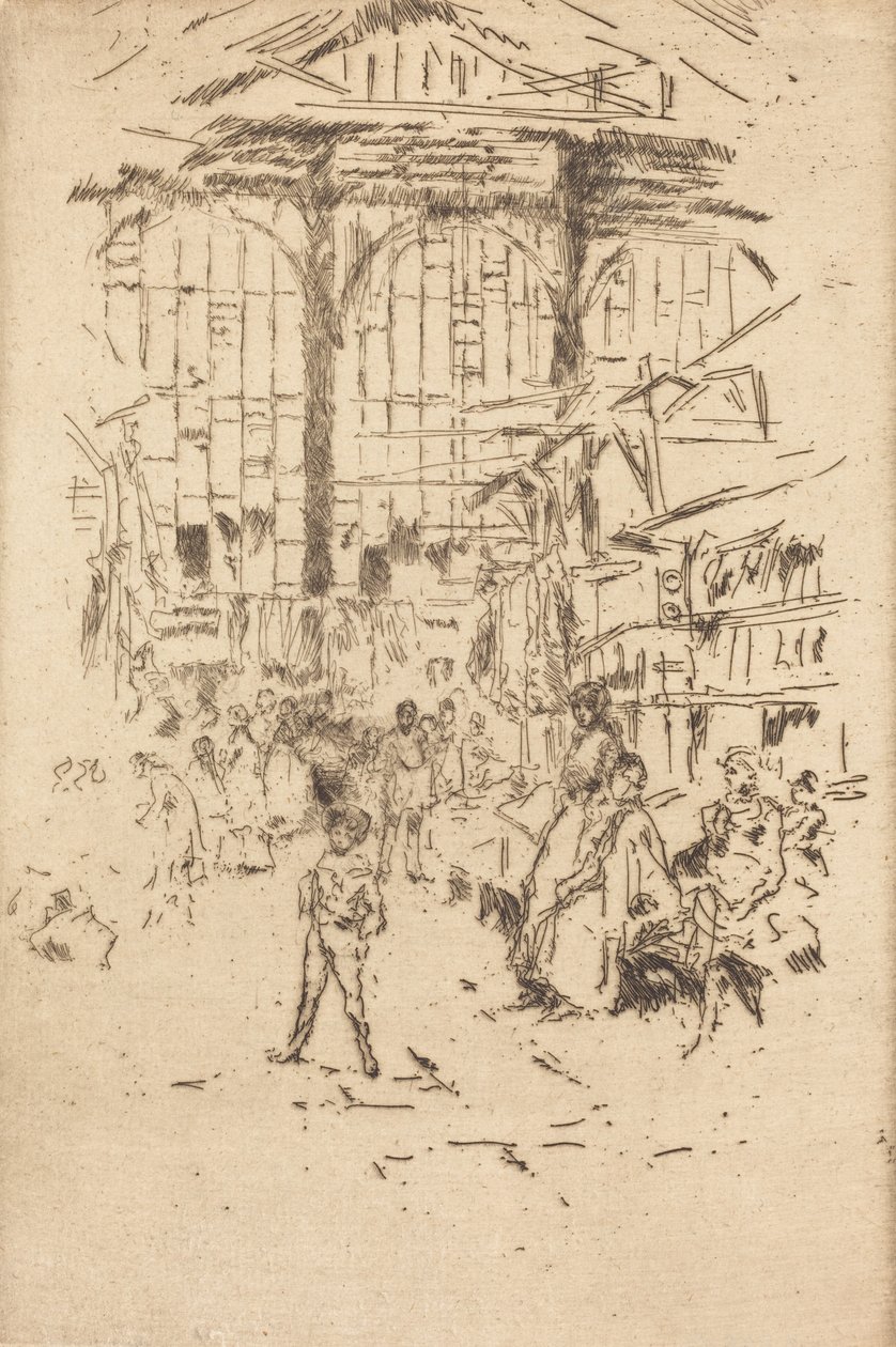 Ruhabörze, II. sz., c. 18861888. alkotó: James Abbott McNeill Whistler