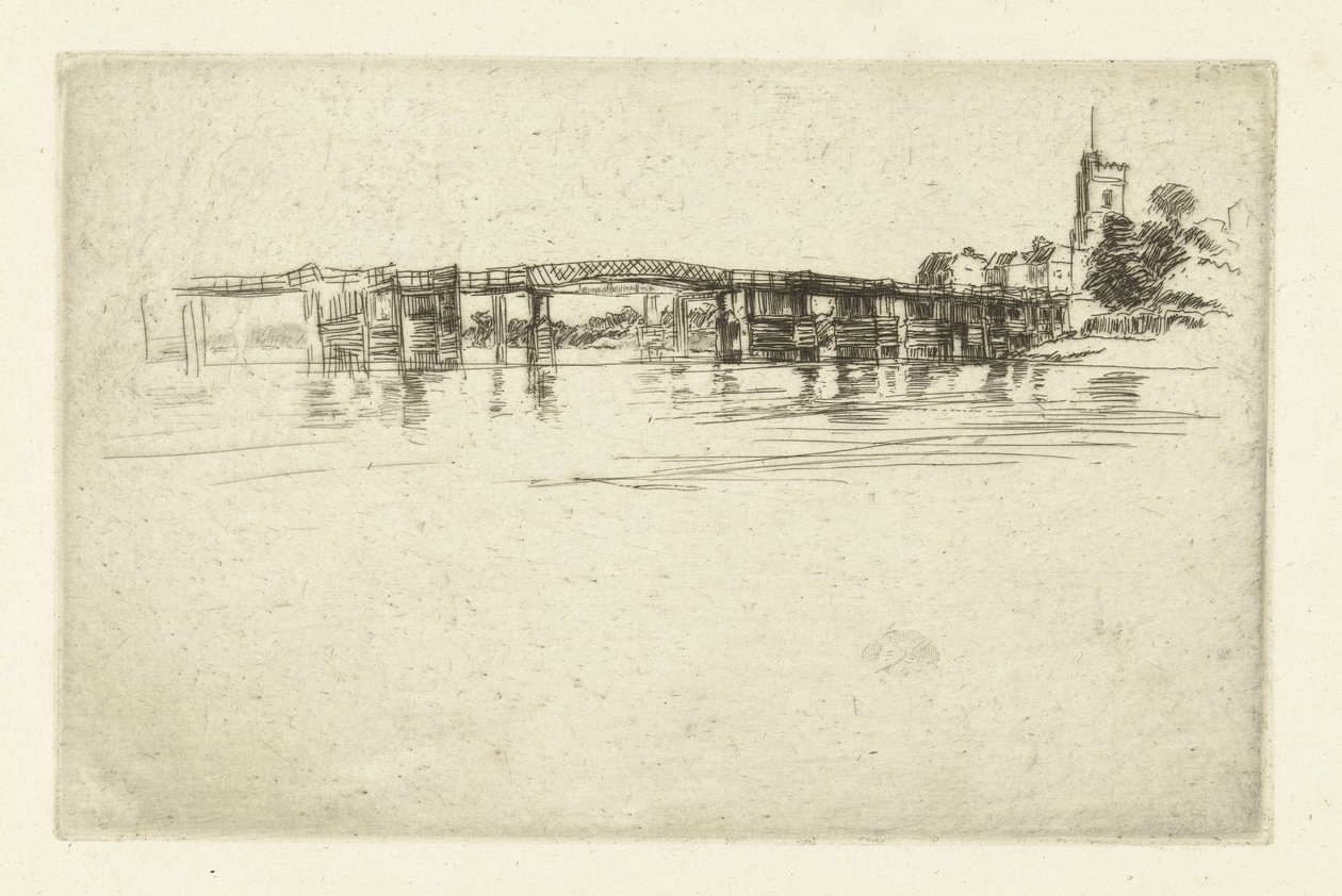 A Little Putney Bridge A kis Putney alkotó: James Abbott McNeill Whistler