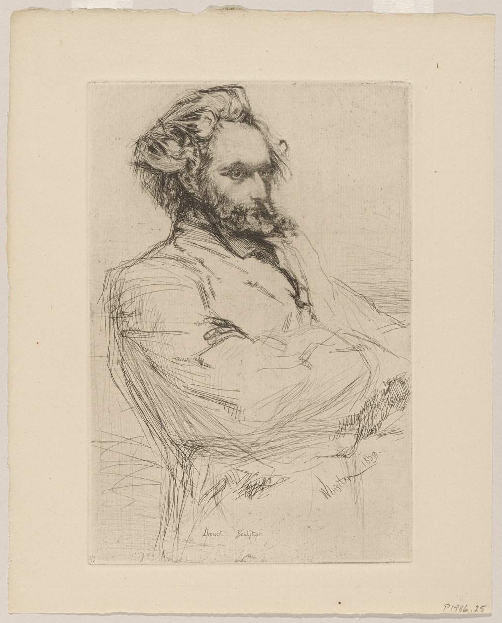 Drouet alkotó: James Abbott McNeill Whistler