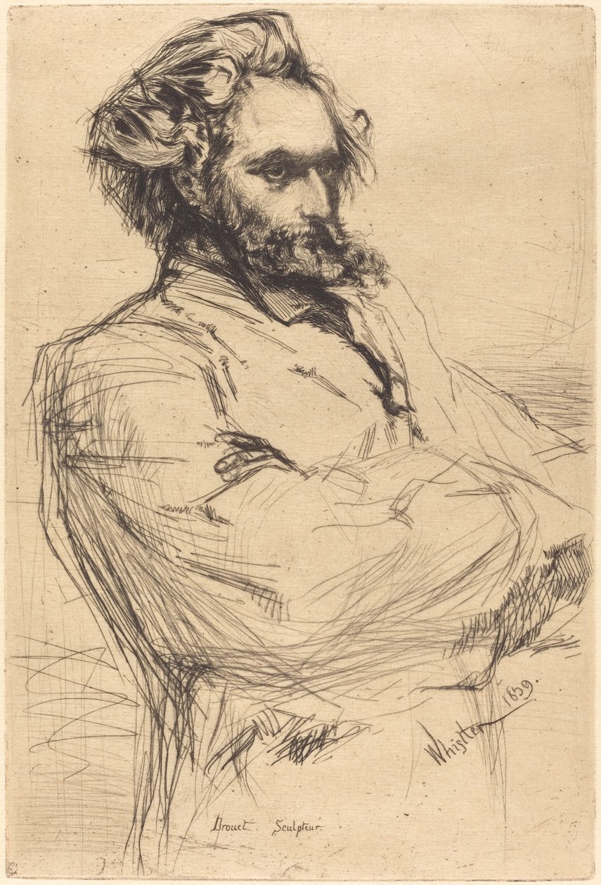 Drouet, 1859. alkotó: James Abbott McNeill Whistler