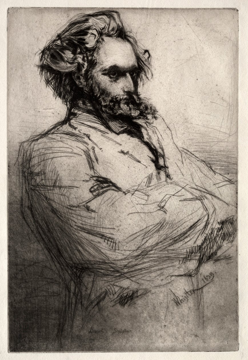 Drouet, 1859. alkotó: James Abbott McNeill Whistler