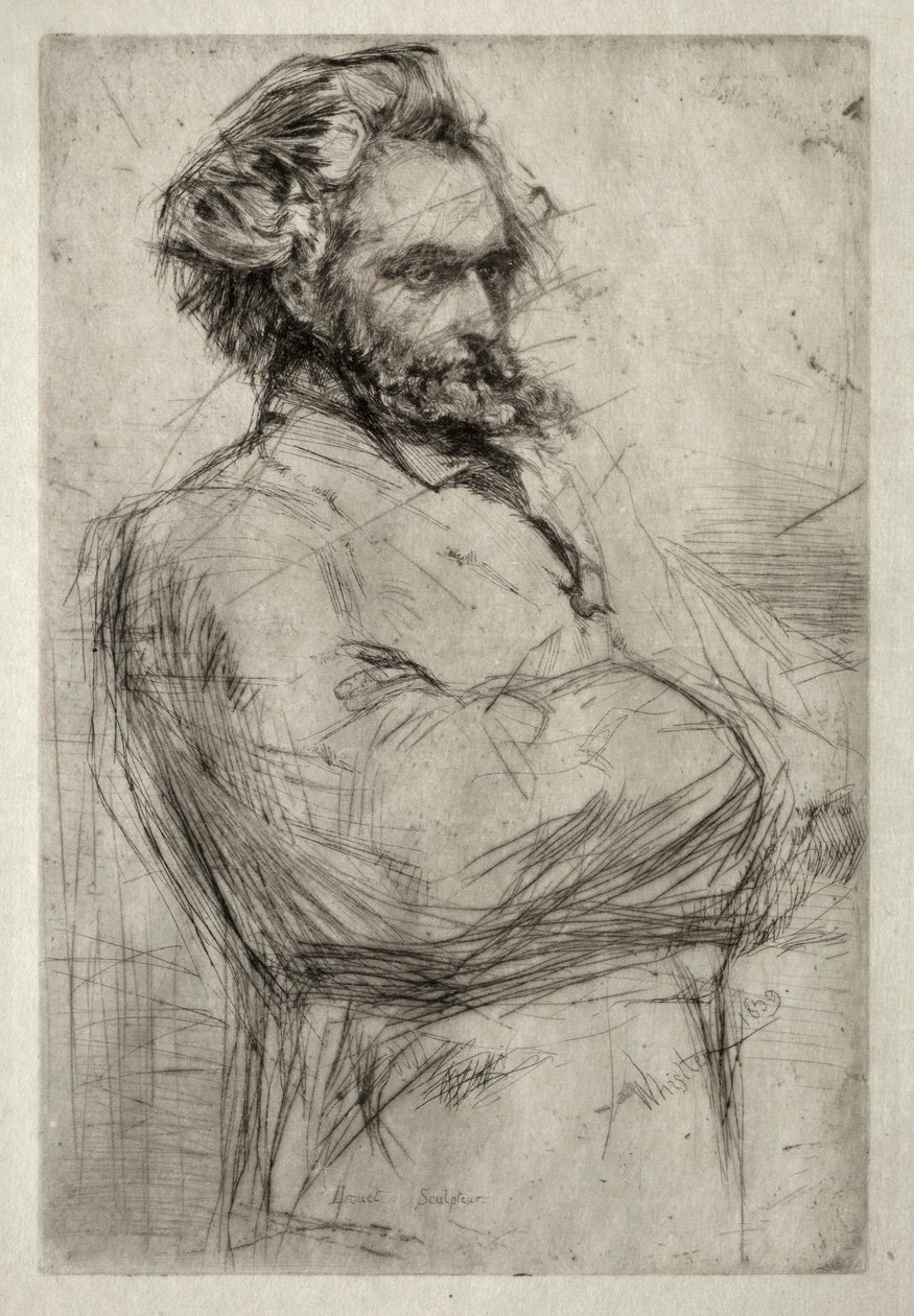 Drouet, 1859. alkotó: James Abbott McNeill Whistler