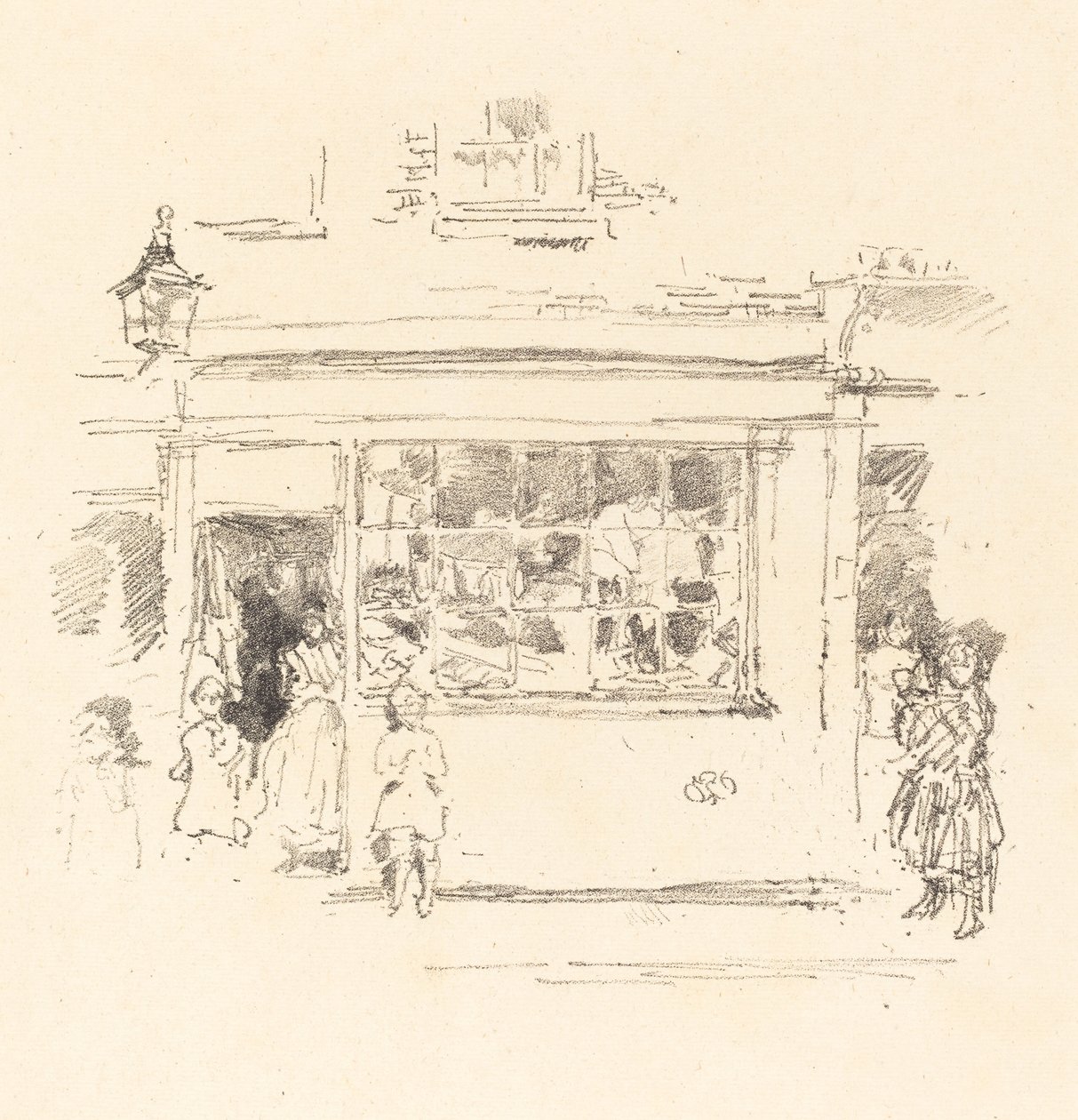 Drury Lane Rags, 1888. alkotó: James Abbott McNeill Whistler