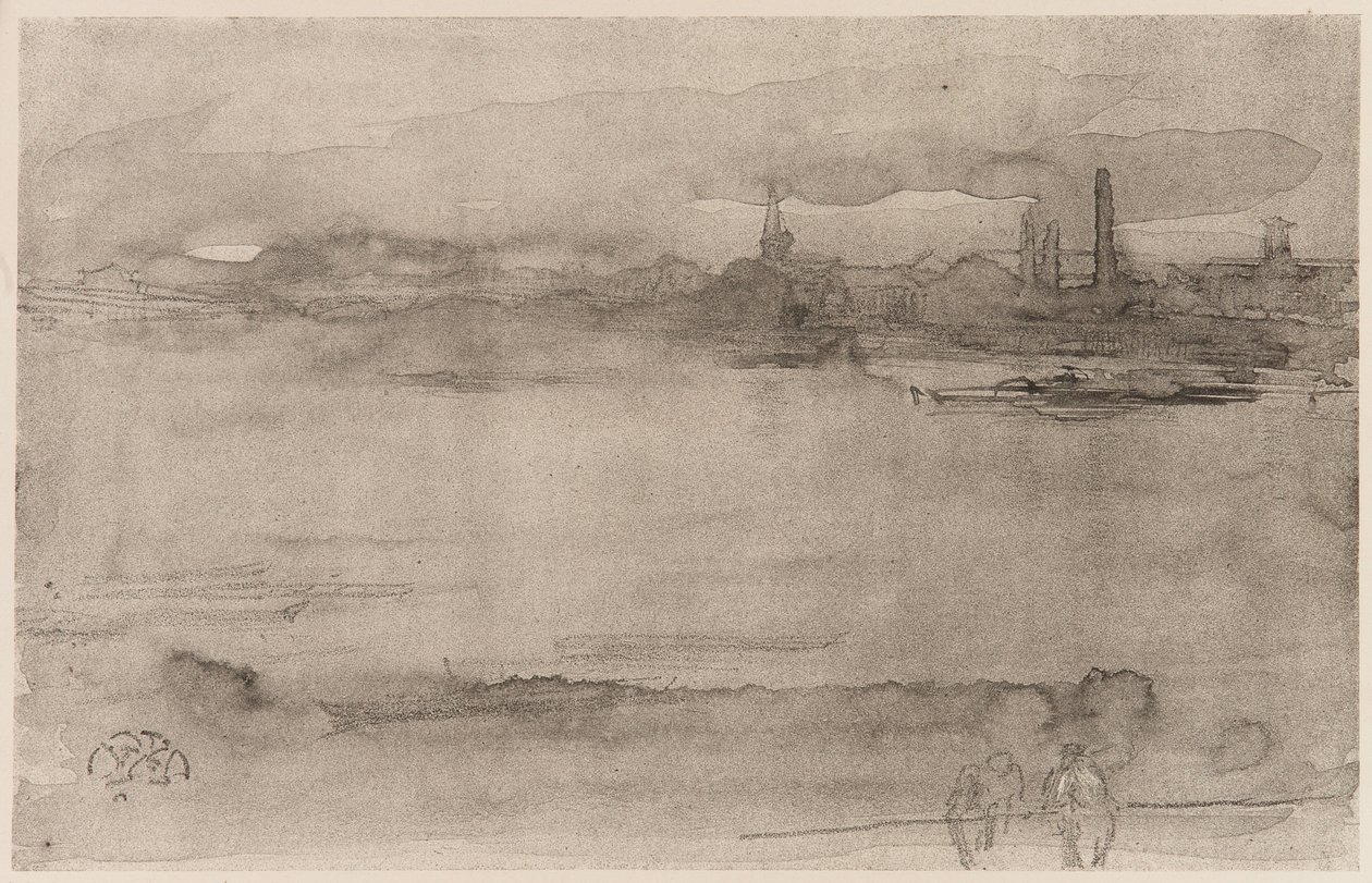 Kora reggel, 1878. alkotó: James Abbott McNeill Whistler