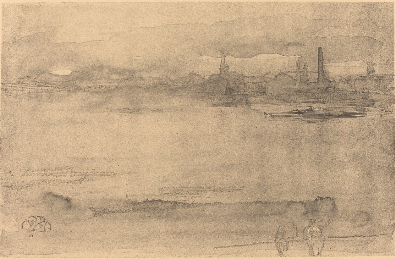 Kora reggel, 1878. alkotó: James Abbott McNeill Whistler