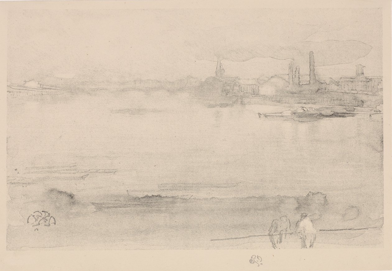 Kora reggel, 1878. alkotó: James Abbott McNeill Whistler