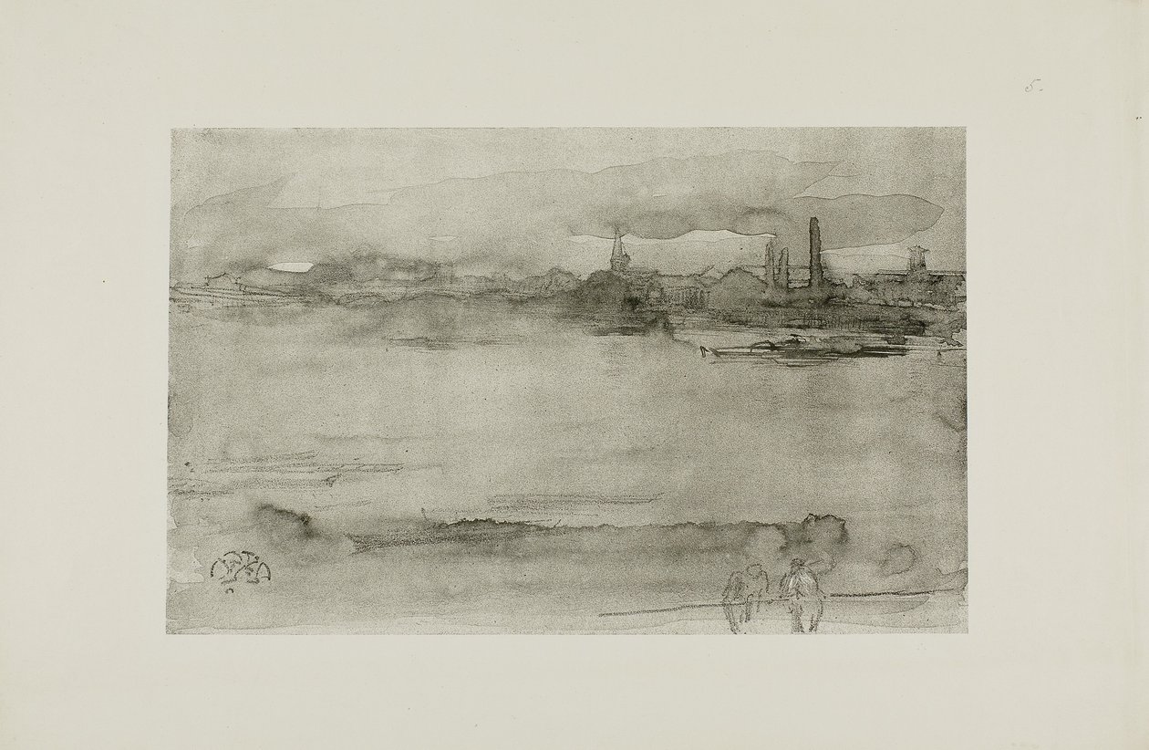 Kora reggel, 1878 alkotó: James Abbott McNeill Whistler