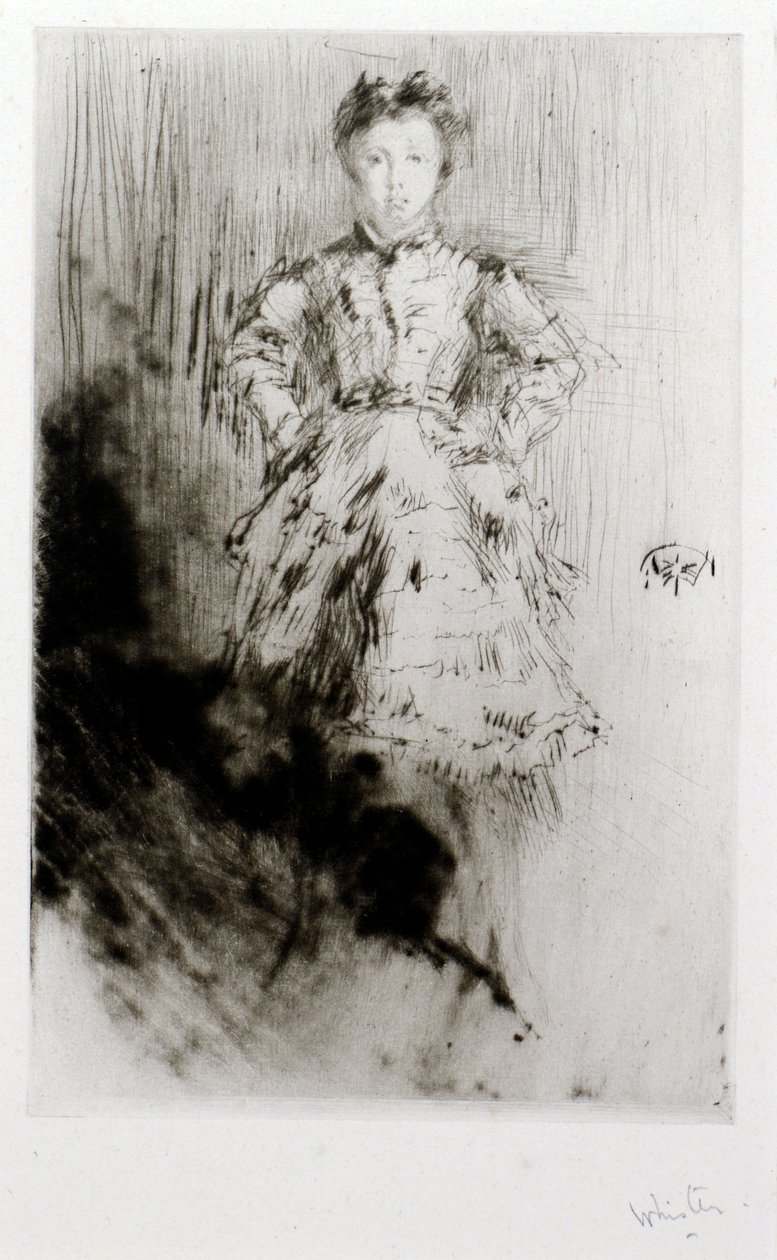 Elinor Leyland alkotó: James Abbott McNeill Whistler