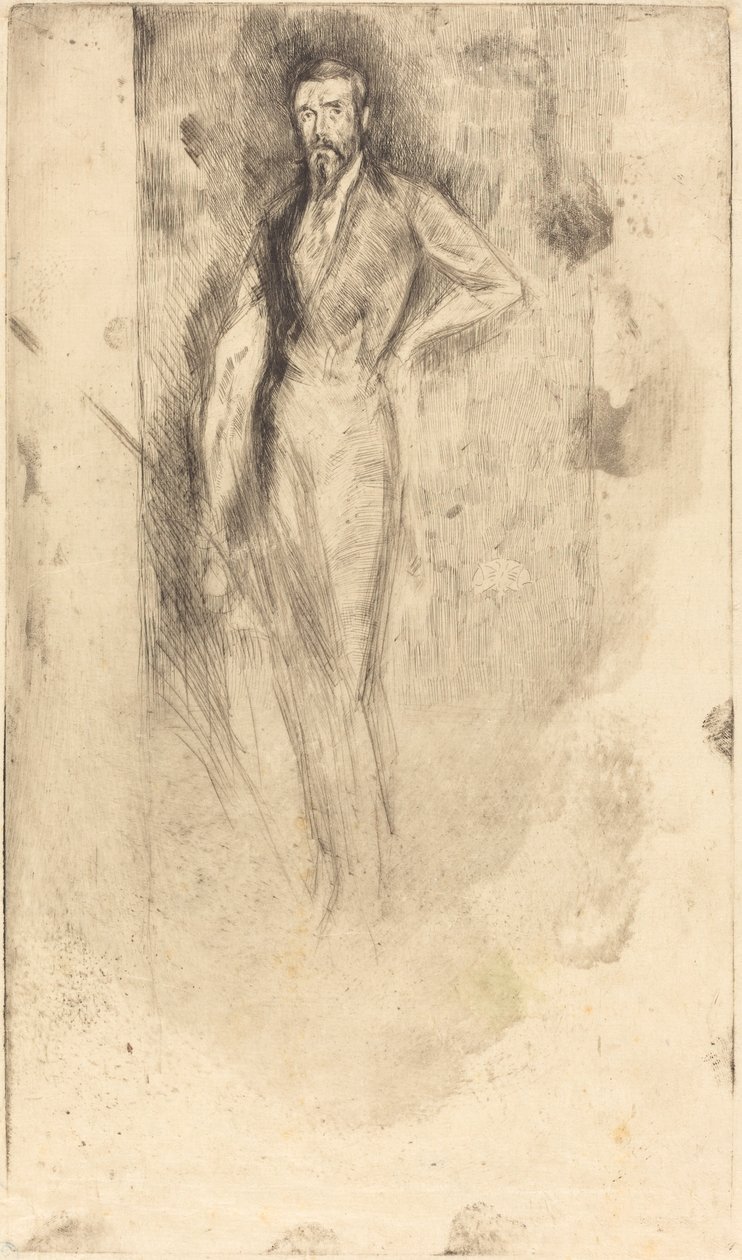 F. R. Leyland, c. 18701873. alkotó: James Abbott McNeill Whistler