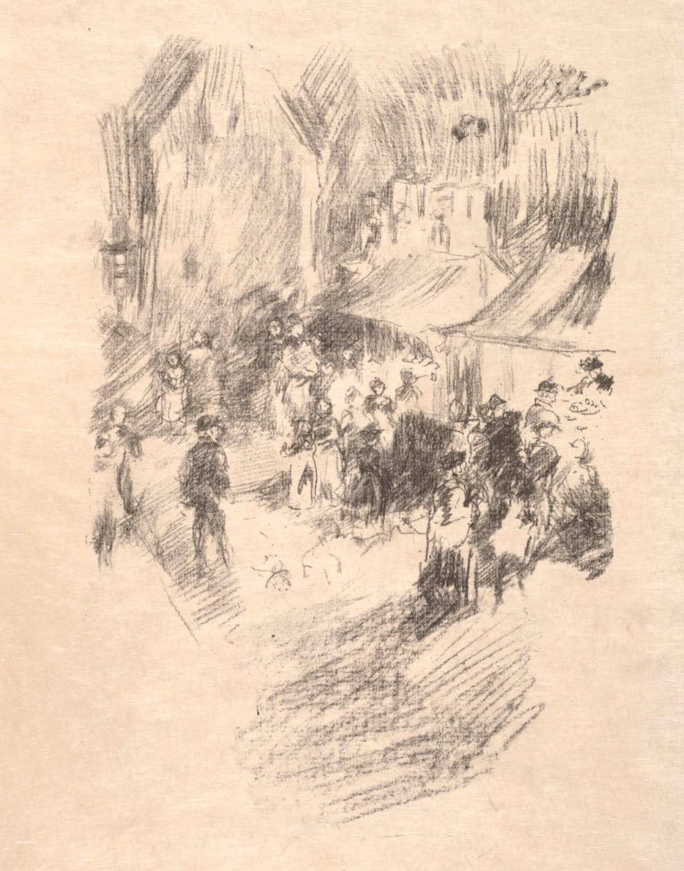 Fair, Lyme, Regis, 1895. alkotó: James Abbott McNeill Whistler
