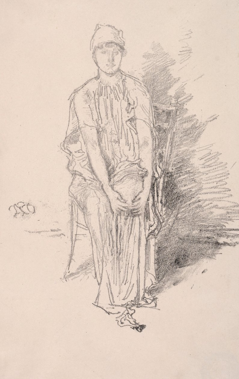 Ábratanulmány, 1890. alkotó: James Abbott McNeill Whistler