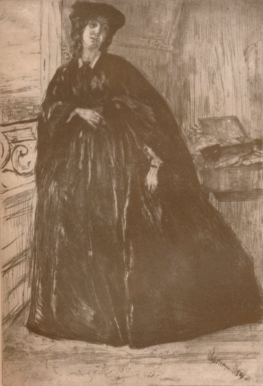 Finette, 1859, 1904 alkotó: James Abbott McNeill Whistler
