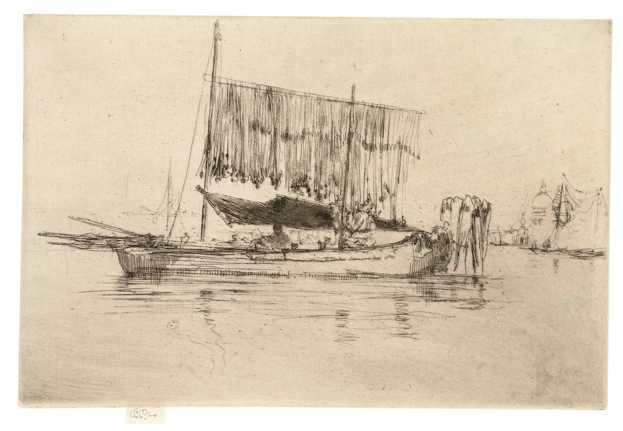 Halászhajó, 1879-80 alkotó: James Abbott McNeill Whistler