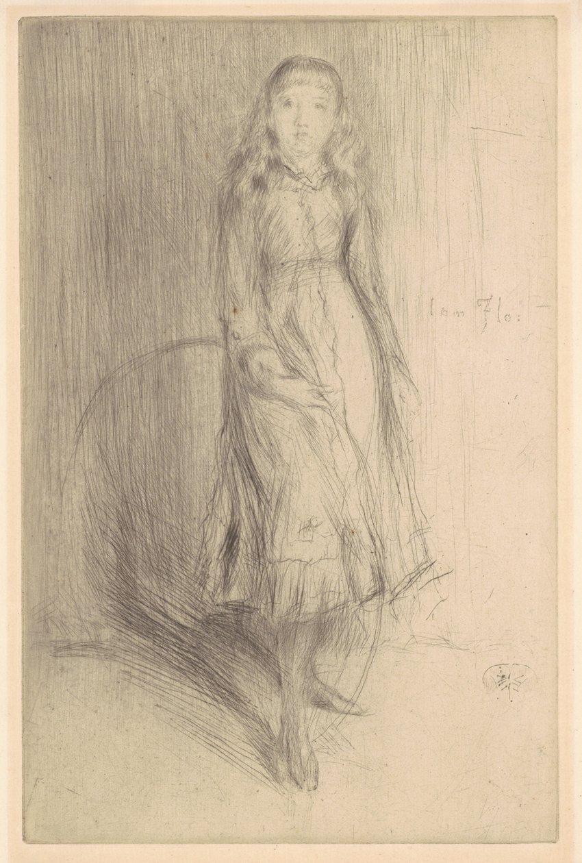 Florence Leyland, 1874. alkotó: James Abbott McNeill Whistler