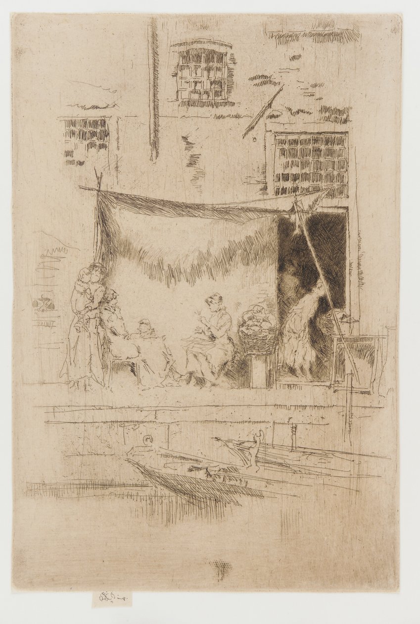 Gyümölcsbódé, 1879-1880. alkotó: James Abbott McNeill Whistler