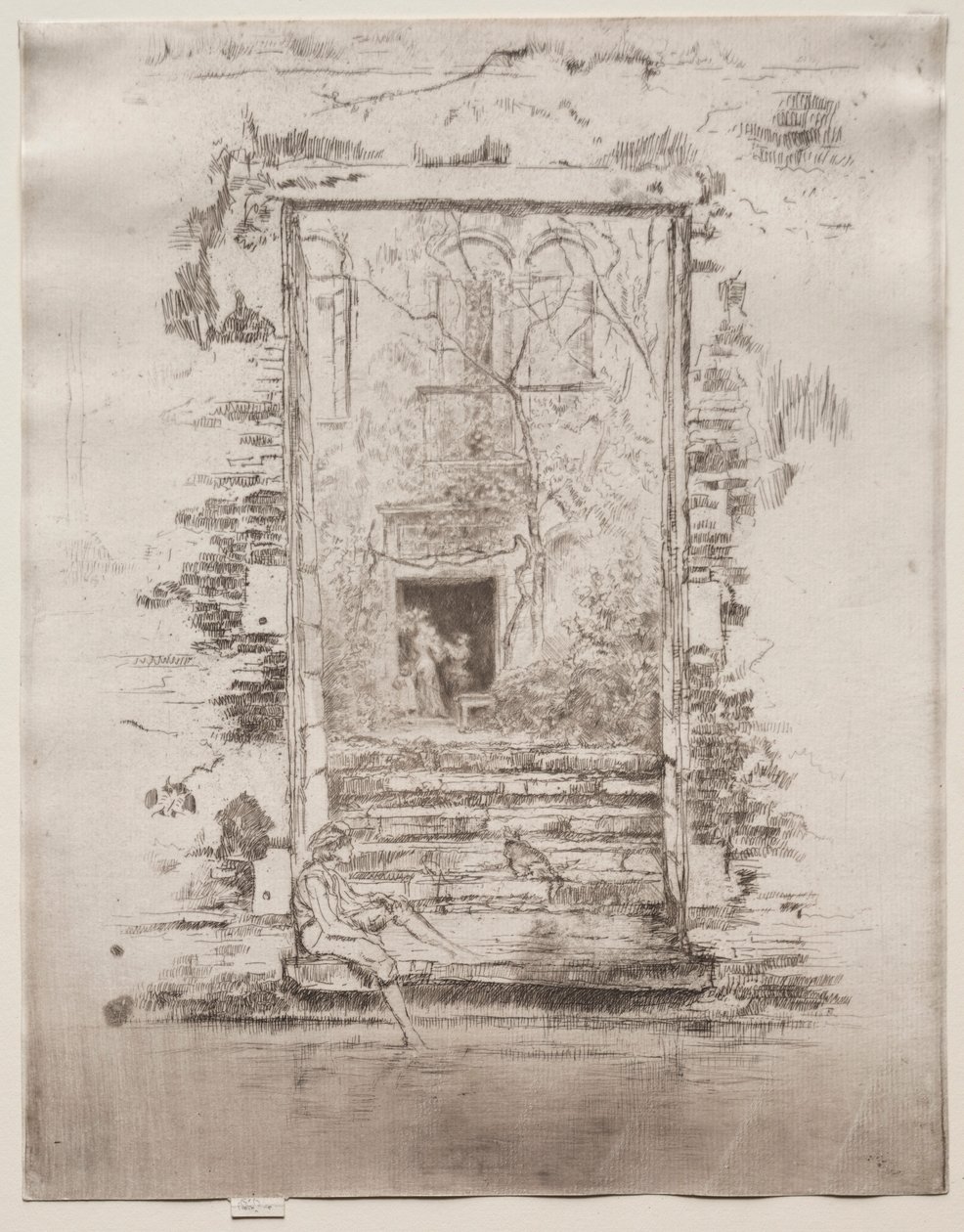 Kert, 1886. alkotó: James Abbott McNeill Whistler