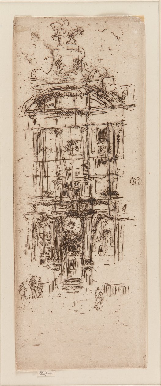 Aranyház, Brüsszel, 1887. alkotó: James Abbott McNeill Whistler