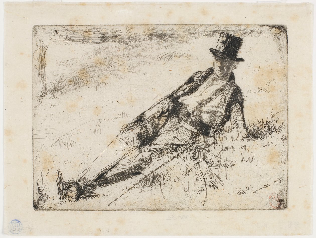 Greenwich nyugdíjas, 1859. alkotó: James Abbott McNeill Whistler