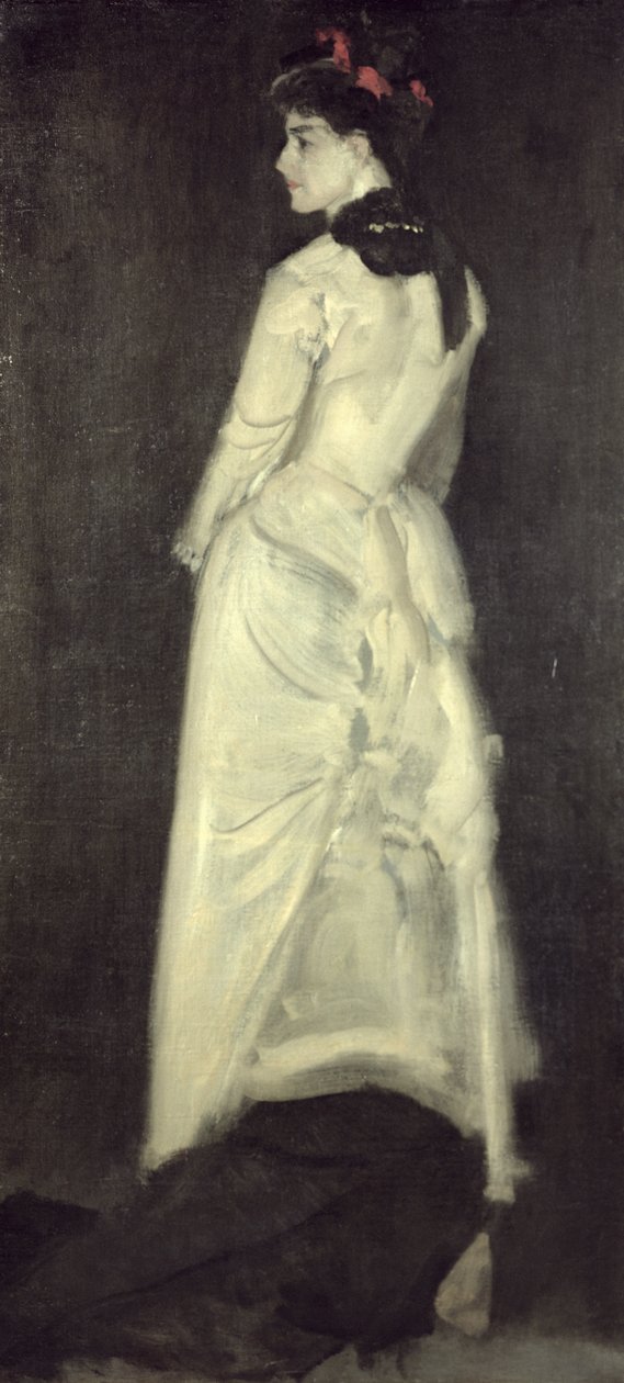 Harmónia hússzínben és feketében: Louise Jopling kisasszony portréja (1843-1933) alkotó: James Abbott McNeill Whistler
