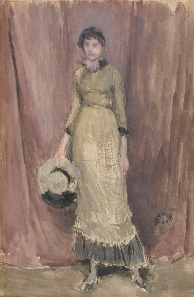 Harmónia ibolyában és borostyánban, 1883-1884. alkotó: James Abbott McNeill Whistler