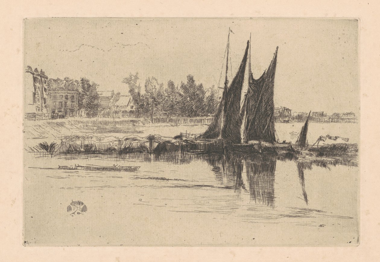 Hurlingham, 1879. alkotó: James Abbott McNeill Whistler